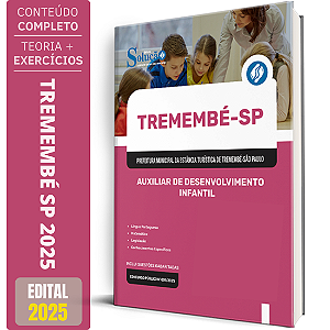 Apostila Prefeitura de Tremembé SP 2025 - Auxiliar de Desenvolvimento Infantil