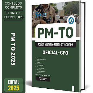 Apostila PM-TO 2025 - Oficial - Curso de Formação de Oficiais - CFO