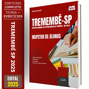 Apostila Prefeitura de Tremembé SP 2025 - Inspetor de Alunos