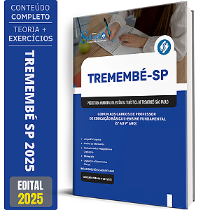Apostila Prefeitura de Tremembé SP 2025 - Comum aos Cargos de Professor de Educação Básica II - Ensino Fundamental