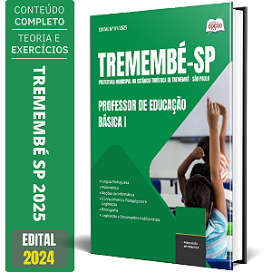 Apostila Prefeitura de Tremembé SP 2025 - Professor de Educação Básica I