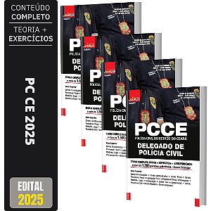 Apostila Pc Ce 2025 - Polícia Civil De Minas Gerais - Delegado