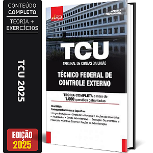 Apostila TCU 2025 - Técnico Federal De Controle Externo