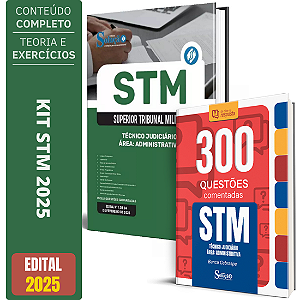 Kit Apostila STM 2025 - Técnico Área Administrativa + Questões Comentadas