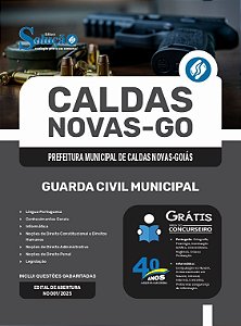 Apostila GCM Caldas Novas - GO 2025 - Guarda Civil Municipal