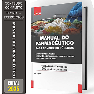 Apostila Manual Do Farmacêutico Para Concursos Públicos 2025