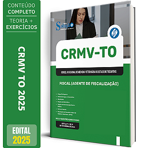 Apostila CRMV TO 2025 - Fiscal (Agente de Fiscalização)