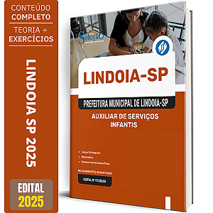 Apostila Prefeitura de Lindoia - SP 2025 - Auxiliar de Serviços Infantis