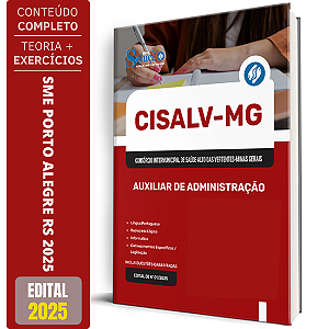 Apostila CISALV MG 2025 - Auxiliar de Administração