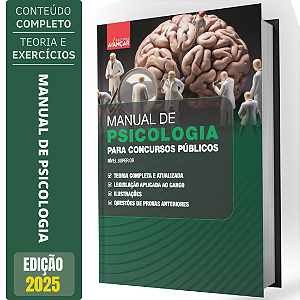 Apostila Manual De Psicologia Para Concursos Públicos 2025