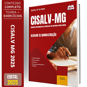 Apostila CISALV MG 2025 - Auxiliar de Administração
