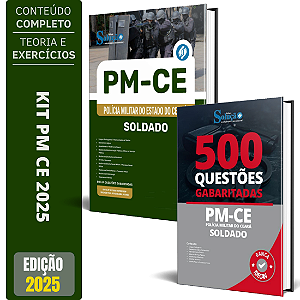 Kit Apostila Soldado Pm Ce Ceará + Caderno De Questões 2025
