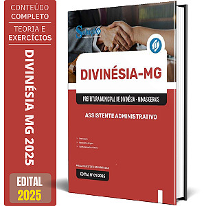Apostila Prefeitura de Divinésia MG 2025 - Assistente Administrativo
