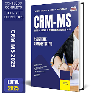 Apostila CRM MS 2025 - Assistente Administrativo