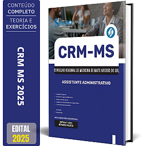 Apostila CRM MS 2025 - Assistente Administrativo