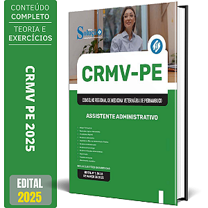 Apostila CRMV PE 2025 - Assistente Administrativo