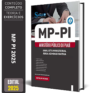 Apostila MP PI 2025 - Analista Ministerial - Área Administrativa