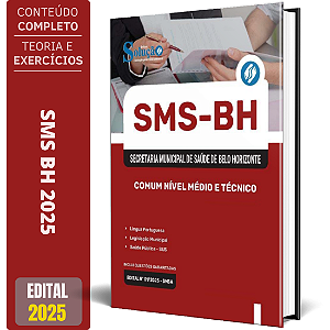Apostila SMS BH 2025 - Comum Nível Médio e Técnico