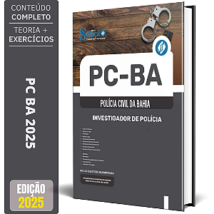Apostila Concurso PC BA 2025 - Investigador de Polícia