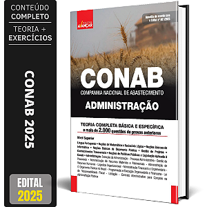 Apostila Conab 2025 - Administração