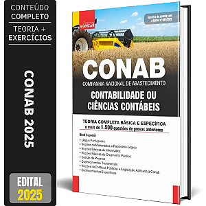 Apostila Conab 2025 - Contabilidade Ou Ciências Contábeis