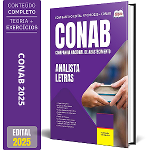 Apostila CONAB 2025 - Analista - Letras