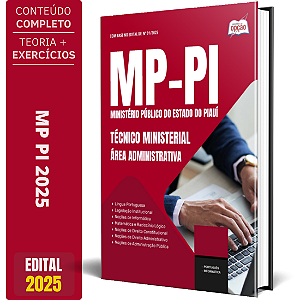 Apostila MP PI 2025 - Técnico Ministerial - Área Administrativa