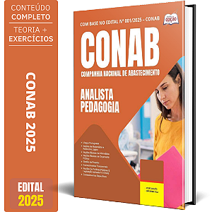 Apostila CONAB 2025 - Analista - Pedagogia