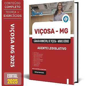 Apostila Câmara Viçosa MG 2025 - Agente Legislativo