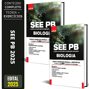 Apostila Concurso SEE PB 2025 - PROFESSOR BIOLOGIA