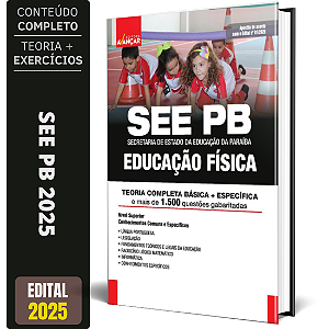 Apostila Concurso SEE PB 2025 - PROFESSOR EDUCAÇÃO FÍSICA