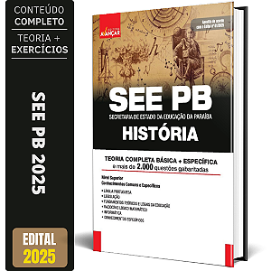 Apostila Concurso See Pb 2025 - Professor História