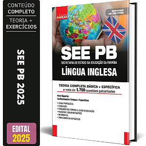 Apostila Concurso See Pb 2025 - Professor Língua Inglesa