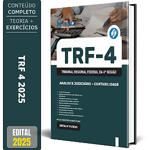 Apostila TRF 4 2025 - Analista Judiciário - Contabilidade