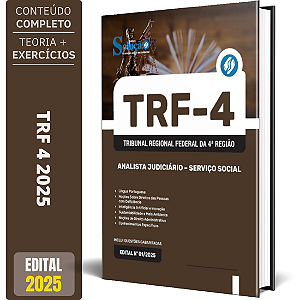 Apostila TRF 4 2025 - Analista Judiciário - Serviço Social