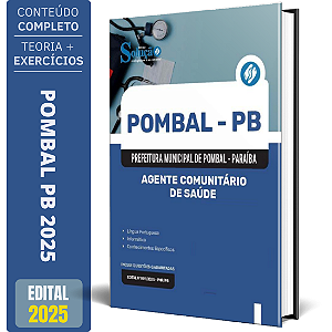 Apostila Prefeitura de Pombal PB 2025 - Agente Comunitário de Saúde