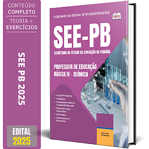 Apostila SEE PB 2025 - Professor de Educação Básica IV - Química