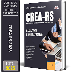 Apostila CREA RS 2025 - Assistente Administrativo