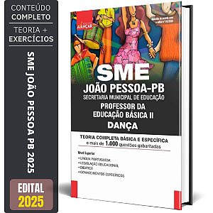 Apostila Concurso Sme João Pessoa Pb 2025 - Professor 2 - Dança