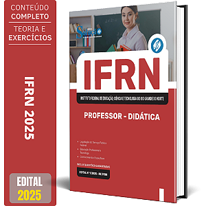 Apostila IFRN 2025 - Professor - Didática