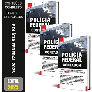 Apostila Concurso Polícia Federal - Pf 2025 - Contador