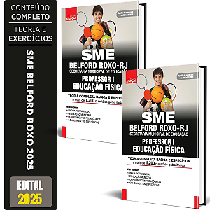 Apostila Sme Belford Roxo Rj 2025 - Professor I - Educação Física