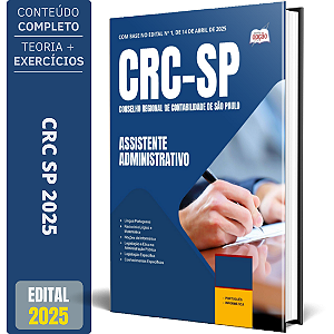 Apostila CRC SP 2025 - Assistente Administrativo