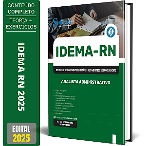 Apostila IDEMA RN 2025 - Analista Administrativo