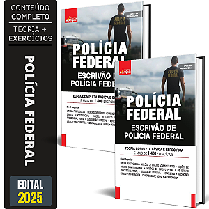 Apostila Policia Federal 2025 - Pf - Escrivão De Polícia Federal