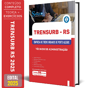 Apostila TRENSURB RS 2025 - Técnico de Administração