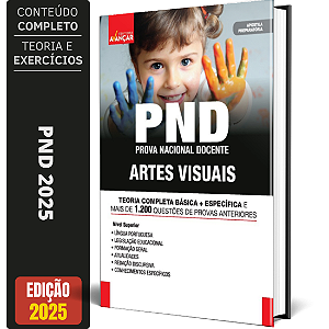 Apostila PND 2025 - Professor de Artes Visuais - Prova Nacional Docente