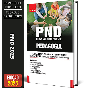 Apostila PND 2025 - Professor de Pedagogia - Prova Nacional Docente
