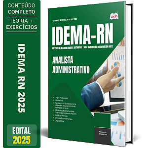 Apostila IDEMA RN 2025 - Analista Administrativo