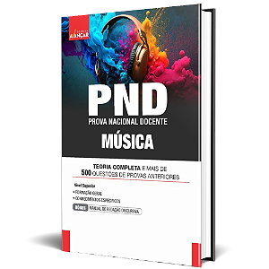 Apostila Concurso PND 2026 - Professor de Música - Prova Nacional Docente